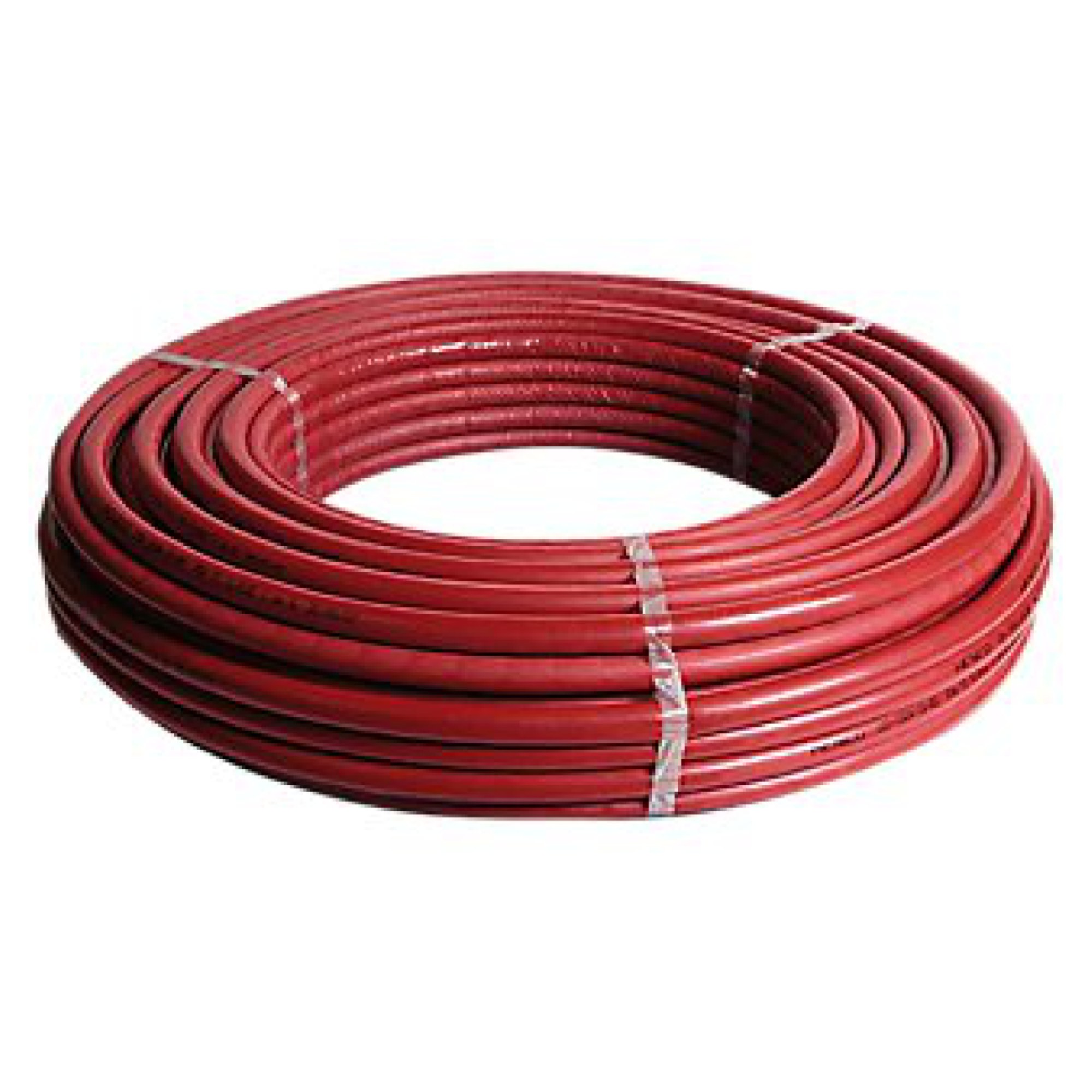 Rouleau de tube multicouche rouge 50 mètres isolé Ø16 mm - Ø20 mm